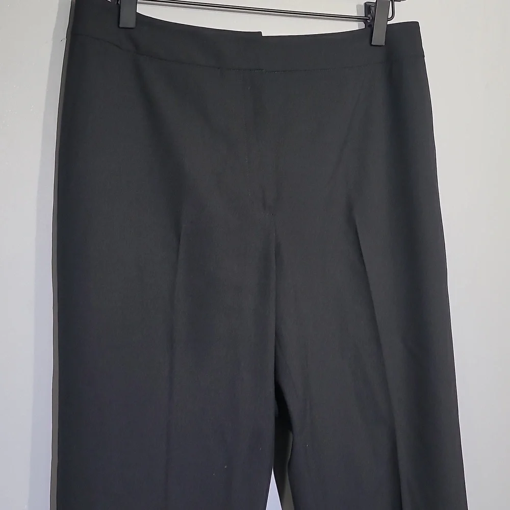 LAFAYETTE 148 New York Straight Leg Black Trouser Pants